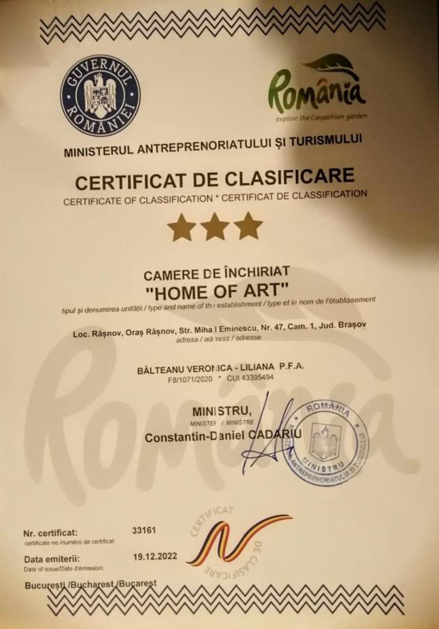 Rîşnov Home Of Art מראה חיצוני תמונה